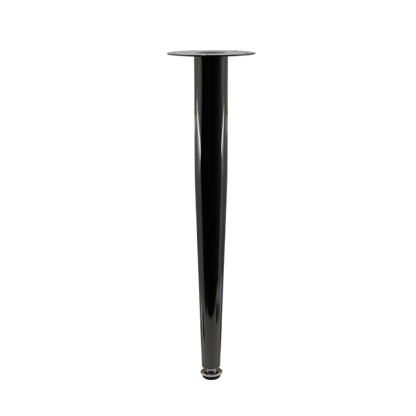 Adoored 400mm Black Nickel Tapered Metal Leg Furniture