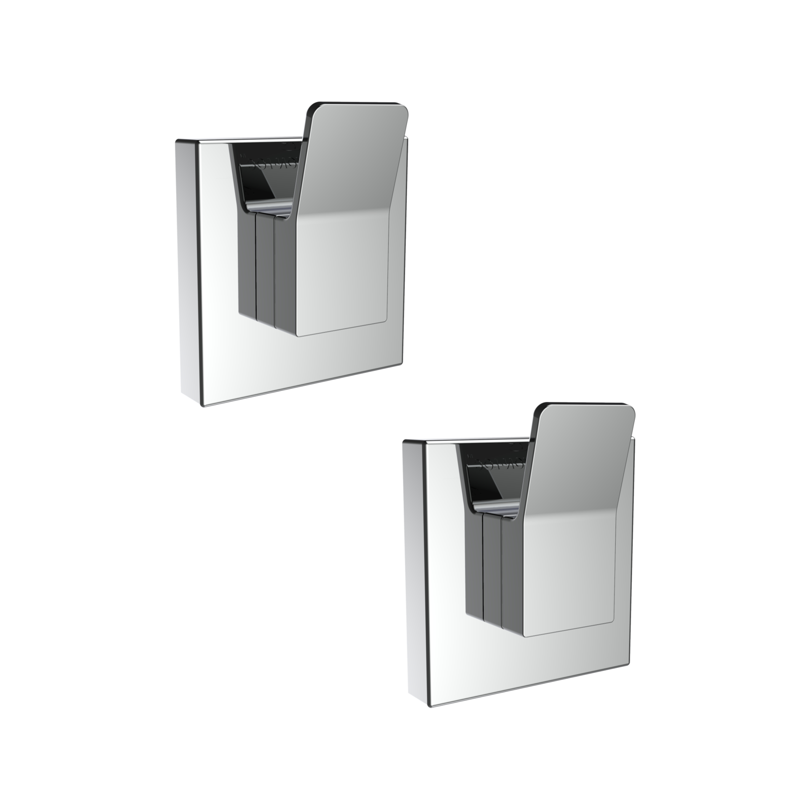 Fusion-Loc Chrome Suction Designer Hook - 2 Pack - Image 1 of 1