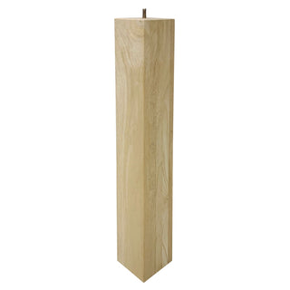 Adoored 95 x 95 x 720mm Raw Wood Square Furniture Leg