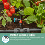 GARDENA 1–8L/h Pressure Compensating Micro Irrigation Adjustable Inline Drip Head - 5 Pack - Image 3 of 9