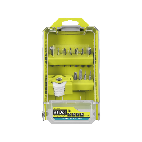 Ryobi 16 Piece Carving & Engraving Set