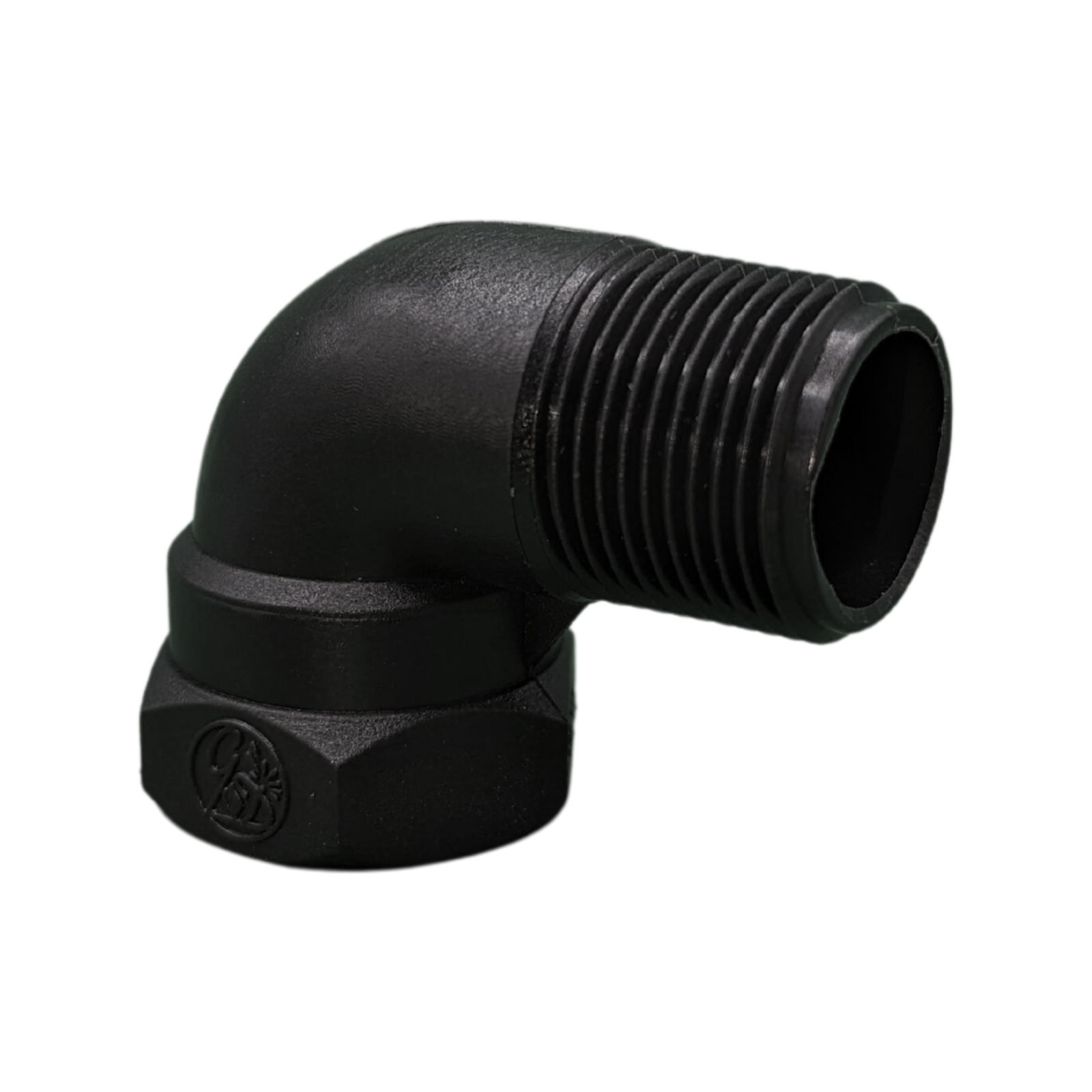 GD Watermark 3/4" Poly Irrigation M/F Elbow - Image 1 of 1