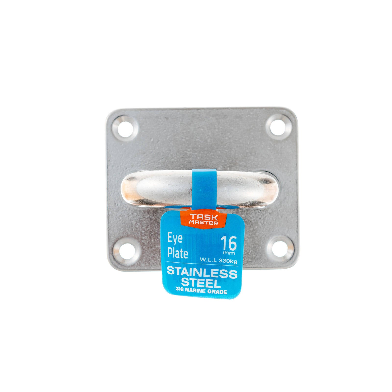 Taskmaster 16mm 316 Stainless Steel Square Eye Plate - Image 1 of 6