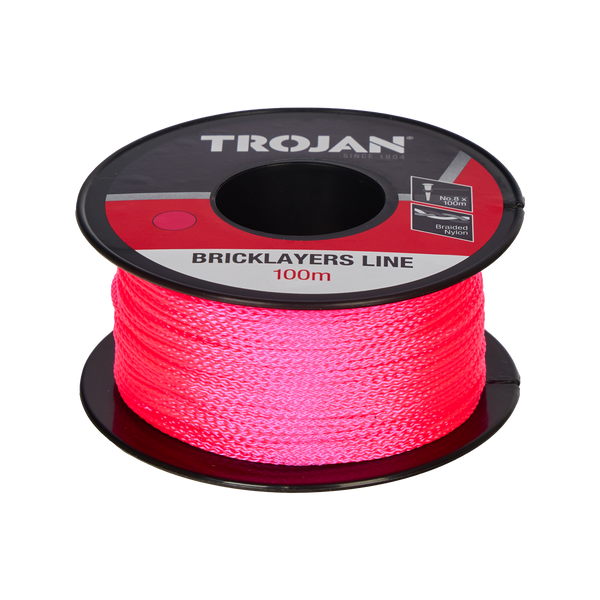 Trojan 100m Pink No. 8 Brickline