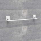 Fusion-Loc 60cm Matte White Style Suction Single Towel Rail - Image 2 of 2