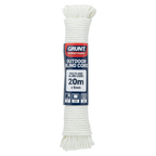 Grunt 5mm x 20m White Outdoor Blind Cord - Image 1 of 4