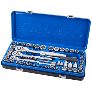 Kincrome 75 Piece 1/4" 3/8" & 1/2" Drive Metric & Imperial Socket Set