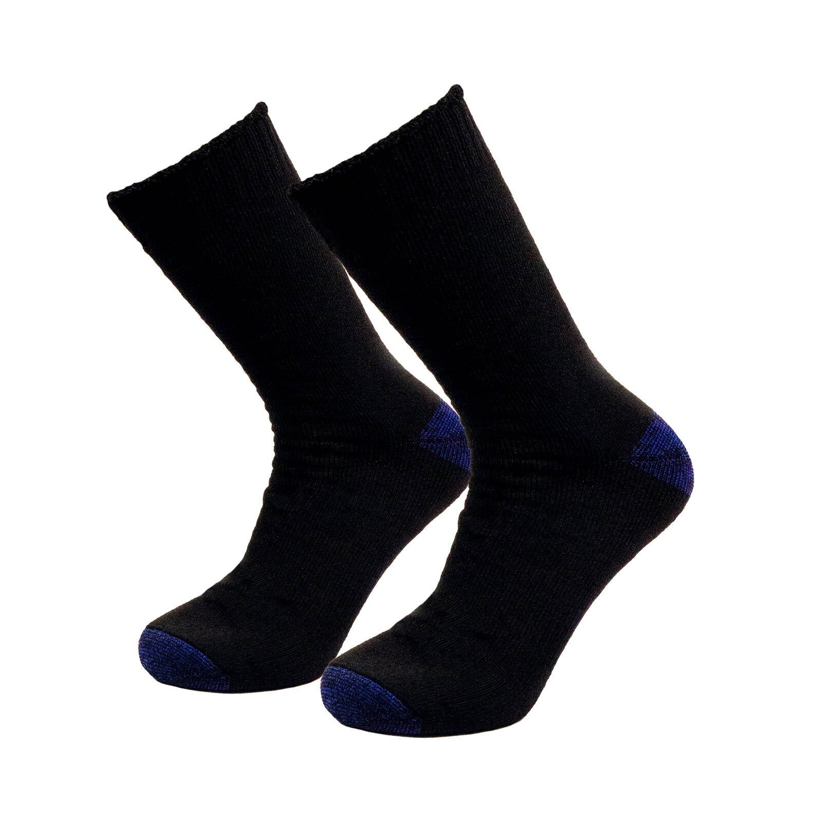 Tradie Men's Black Heavy Duty Work Crew Socks 3 Pack Size 7-10 - Image 3 of 15