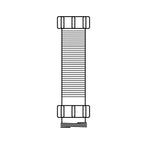 Caroma 50mm Adjustable 60 - 225mm Cap And Lining - Image 2 of 3