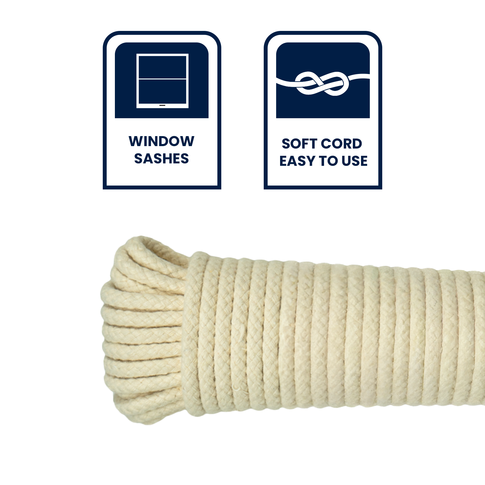 GRUNT 6mm x 20m Polyester Cotton Sash Cord - Image 8 of 8