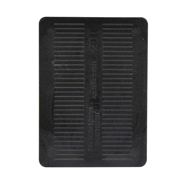 Titan 10 x 72 x 100 mm Black Shim Packing
