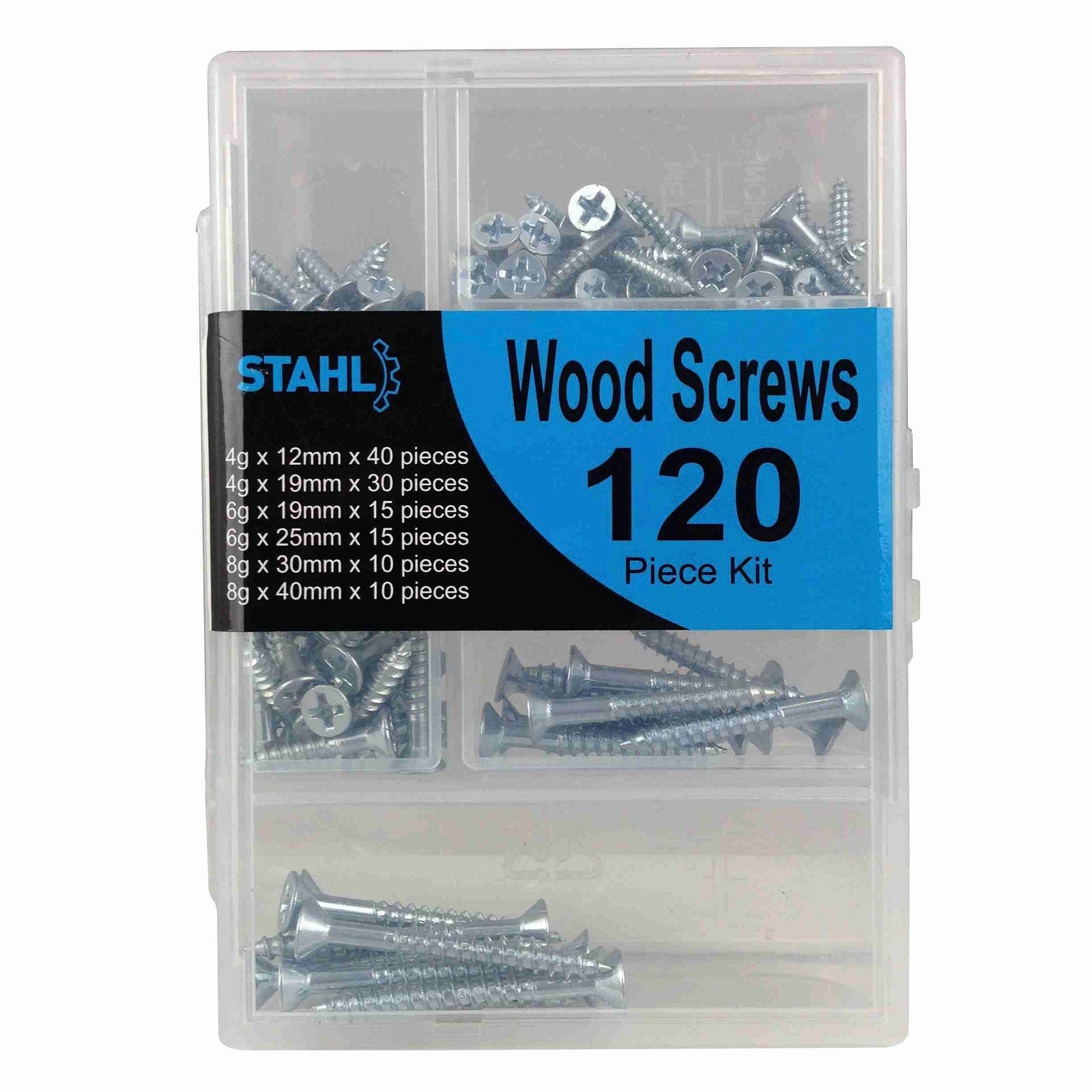 STAHL Handy Kit Wood Screws 120pce - Image 1 of 1