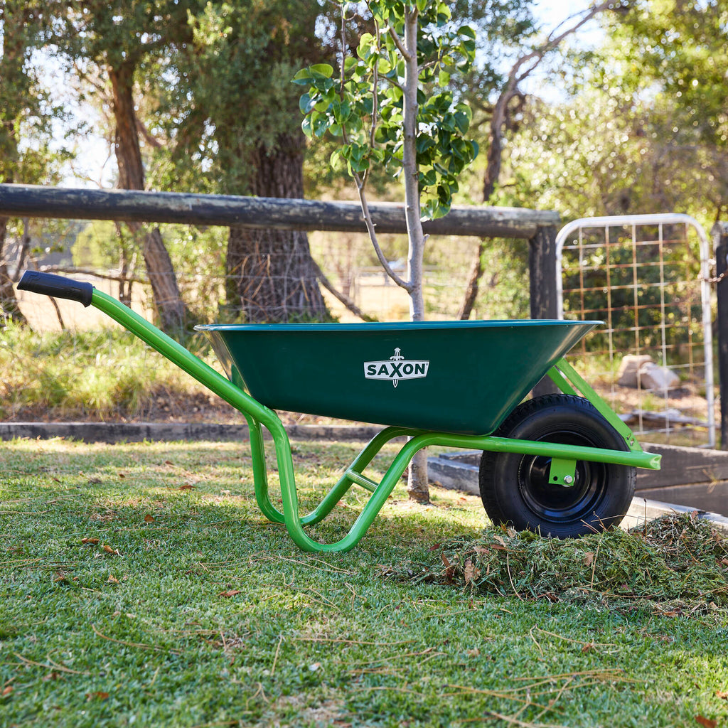 Saxon 14" Green Pix and Mix Wheelbarrow Wheel - Image 6 of 12