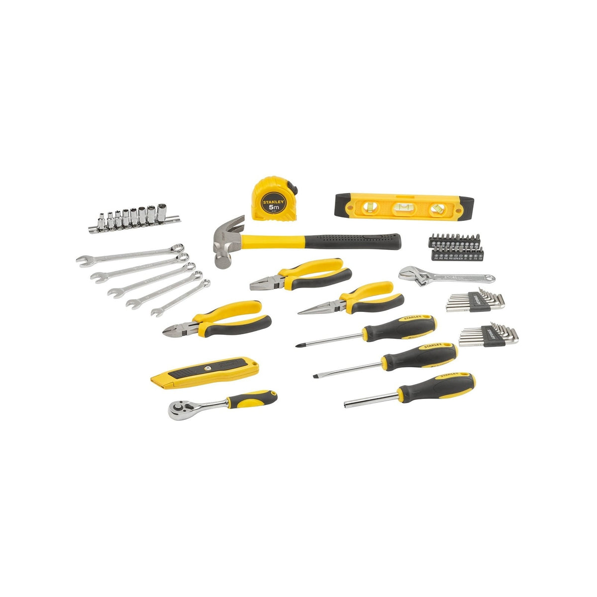 Stanley 61 Piece Mixed Hand Tool Set - Image 2 of 2