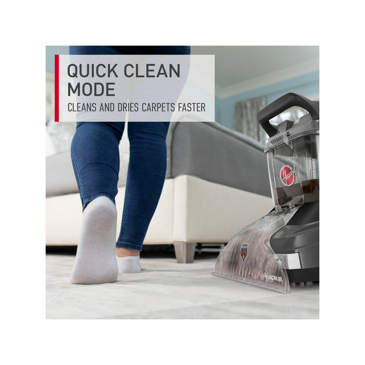 Hoover Power Scrub XL Carpet Washer - Image 7 of 9