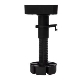 Hafele 150mm Black Adjustable Screw On Leg Set - 20 Pack