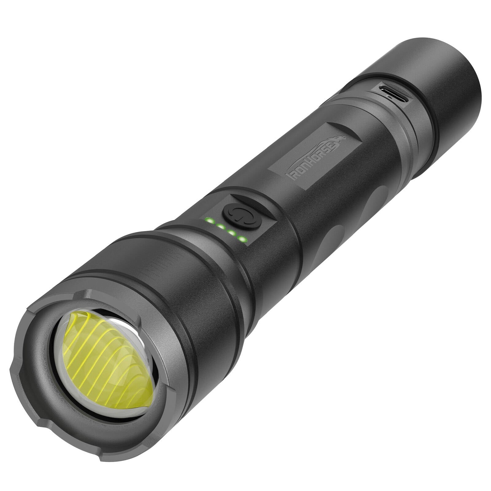 Ironhorse 1100lm Premium Hybrid Dual Power Torch Flashlight - Image 1 of 6