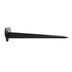 Carinya 189 x 39mm Black Floating Shelf Bracket - Image 2 of 9