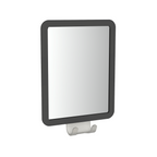 Fusion-Loc Matte Black Style Suction Fog Free Mirror - Image 1 of 2