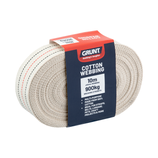 GRUNT 50mm x 10m Cotton Webbing