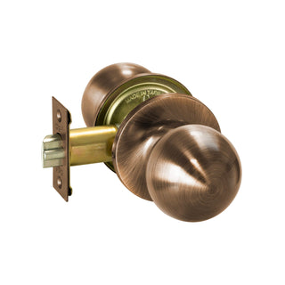 Delf Antique Cooper Valencia Passage Knob Set