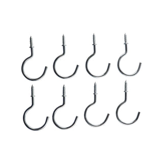 Everhang 28mm Zinc Plated Cup Hook - 8 Pack