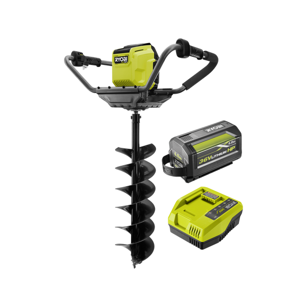 Ryobi 36V 6.0Ah Brushless HP Post Hole Digger Kit