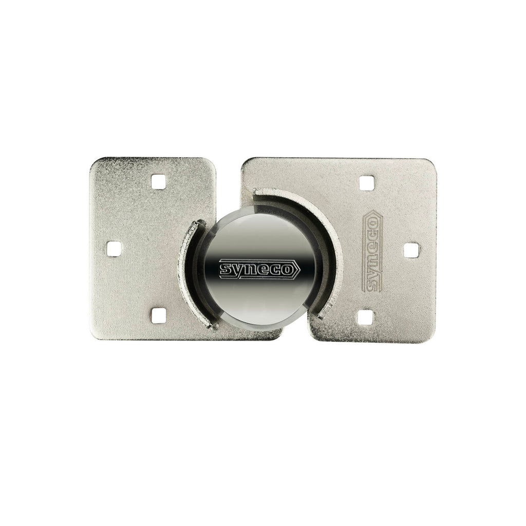 Syneco 73mm Heavy Duty Puck Lock &amp; Hasp - Image 1 of 2