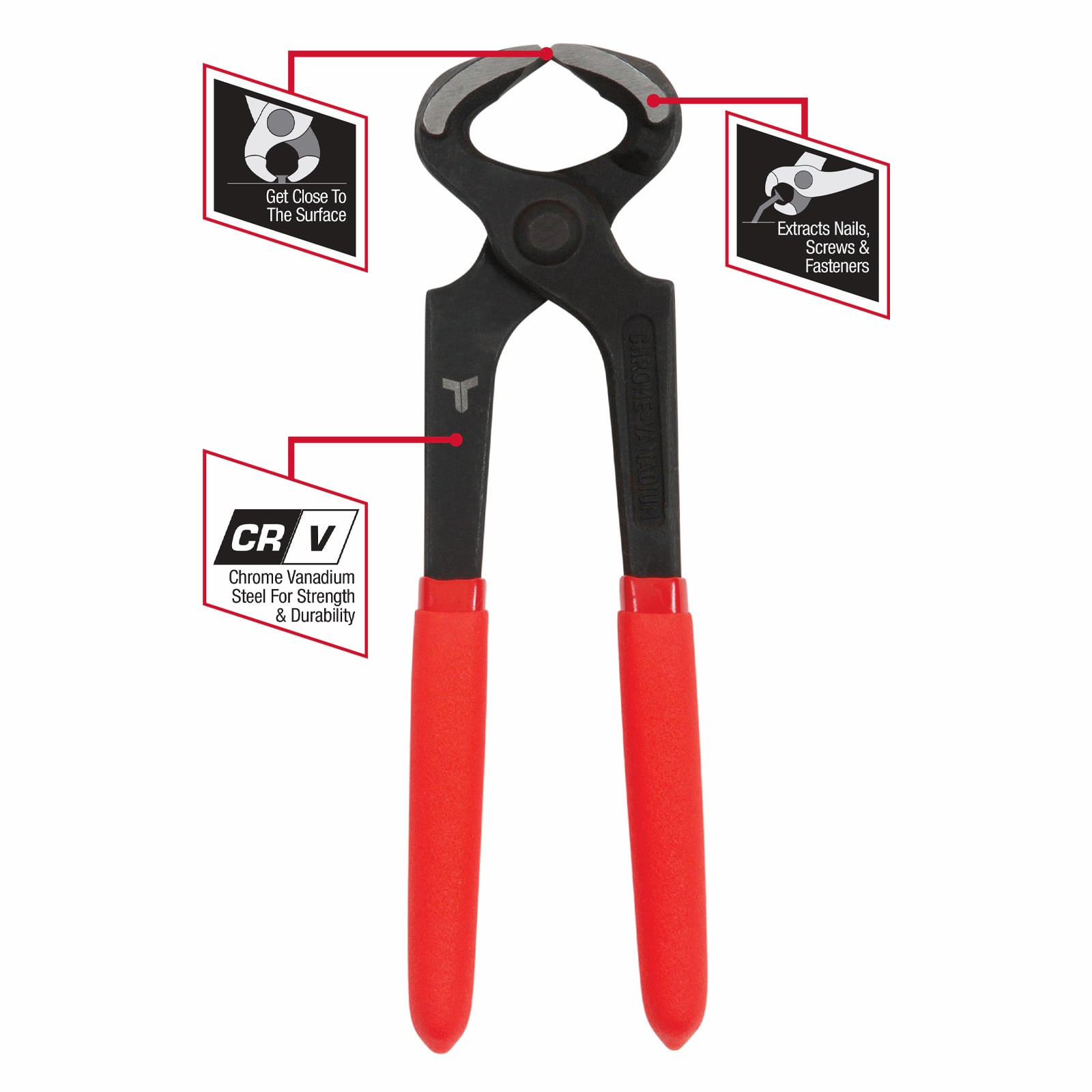 Trojan 175mm Carpenter's Pincer Plier - Image 3 of 3