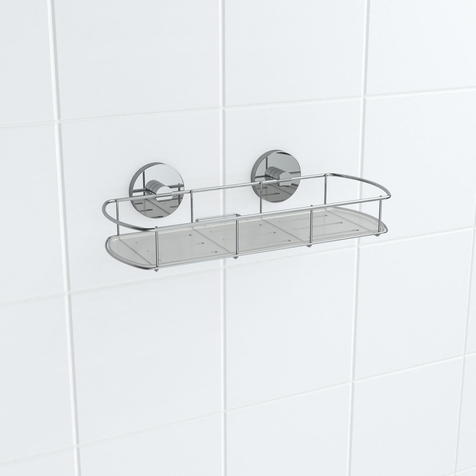 Fusion-Loc Estate Stainless Steel Bathroom Shelf - Image 2 of 4