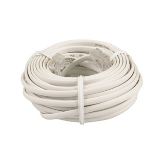 Jackson 10m RJ12 White Telephone Lead