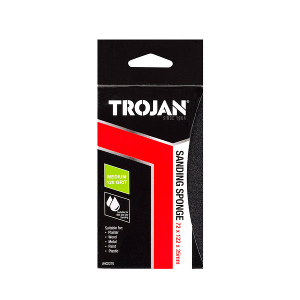 Trojan 120 Grit Jumbo Sanding Sponge - 120 Grit