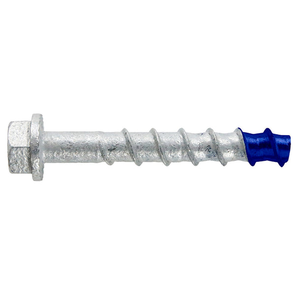 DeWALT 10 x 100mm Blue Tip Galvanised Hex Screw Bolt - 4 Pack