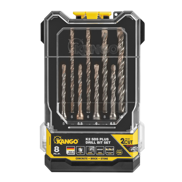 Kango K2 8 Piece SDS Plus Drill Bit Set