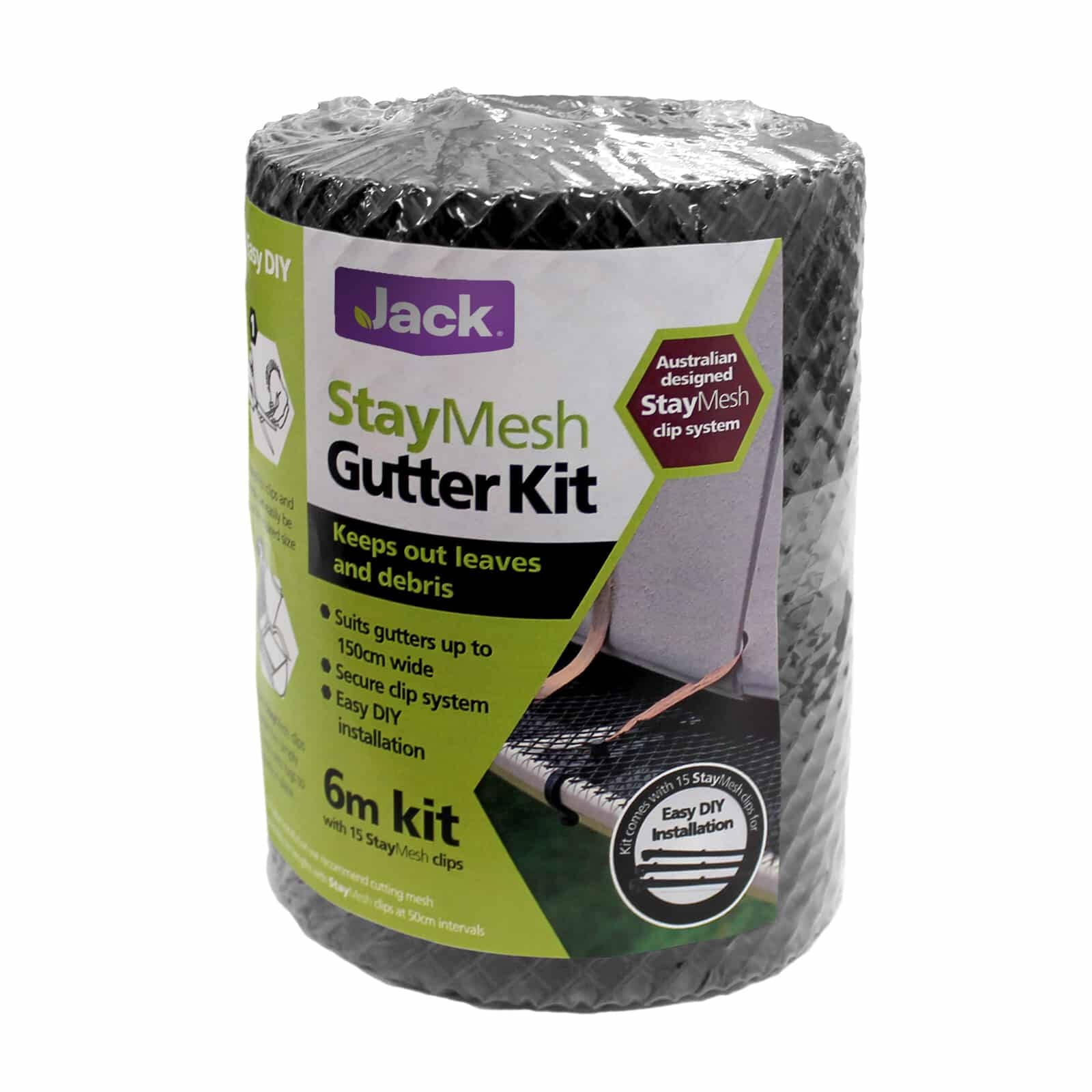 Jack 160mm x 6m Plastic Gutterguard Mesh With Clips - Image 4 of 4