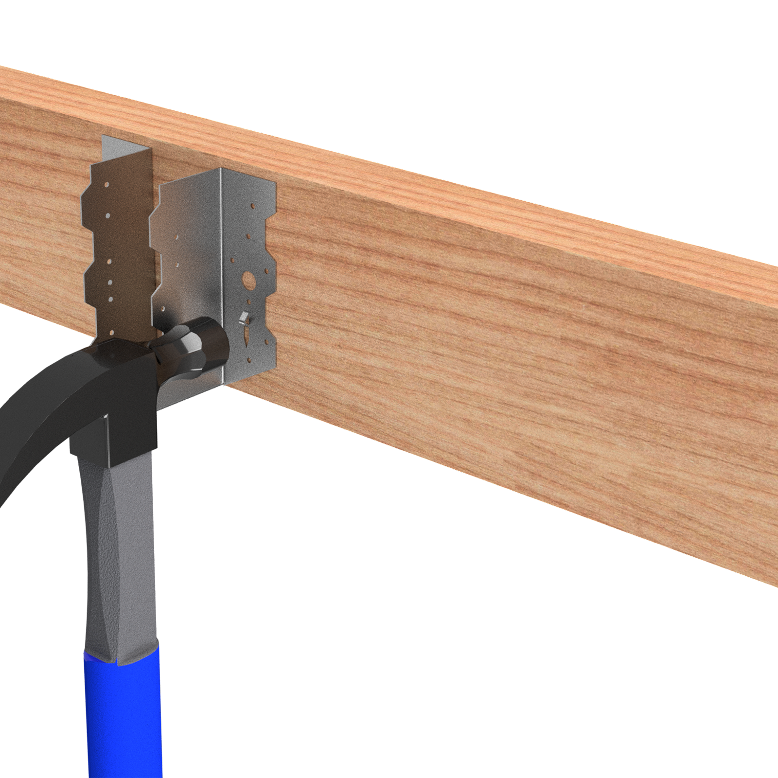 Joist Hanger VUESPIKE SS Assembly - VUESPIKE with SS Nails_1665096757411