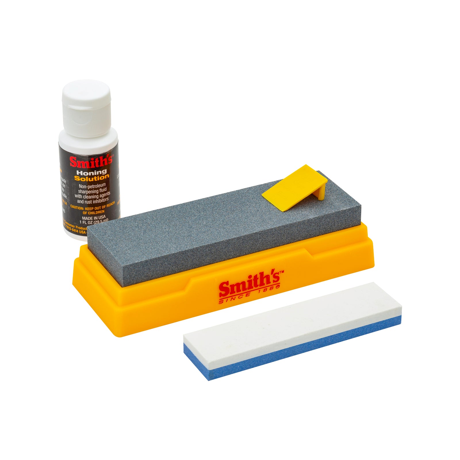 Smith's Combination Bench Stone Kit Includes Honing Solution - Image 1 of 8