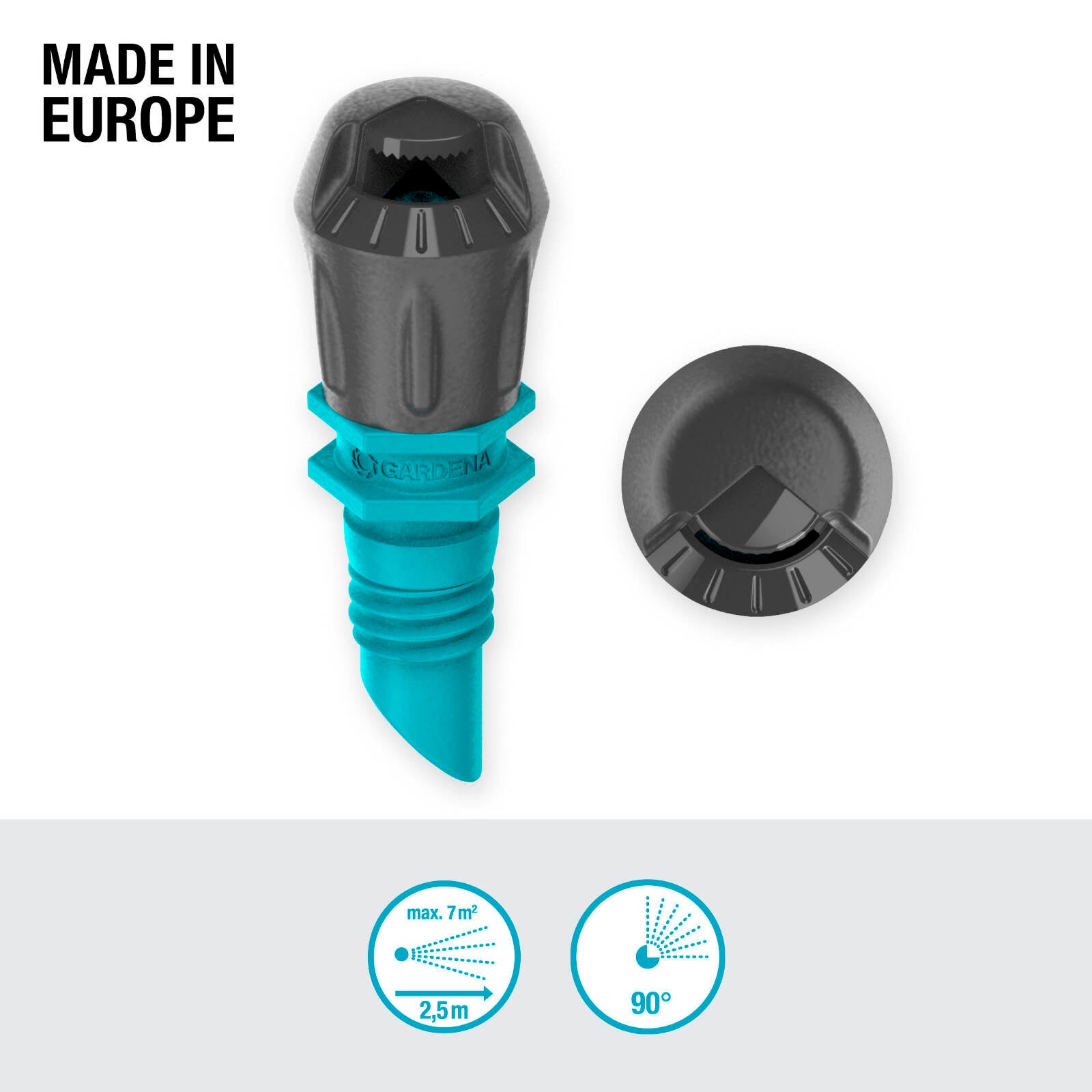 GARDENA 90° Micro Irrigation Spray Nozzle - 5 Pack - Image 8 of 9