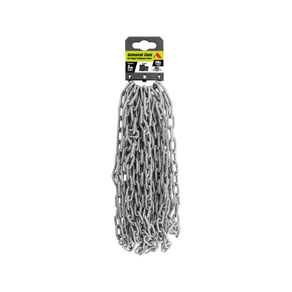 Pinnacle 3mm 1/8" x 10m Galvanised Chain
