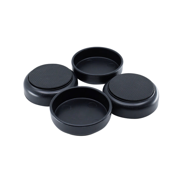 Surface Gard 60mm Black Non-slip Castor Cup - 4 Piece