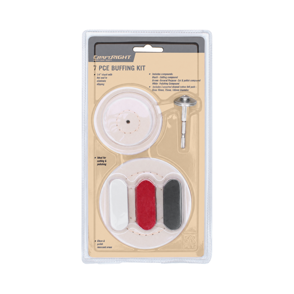 Craftright 7 Piece Buffing Kit - Image 2 of 3