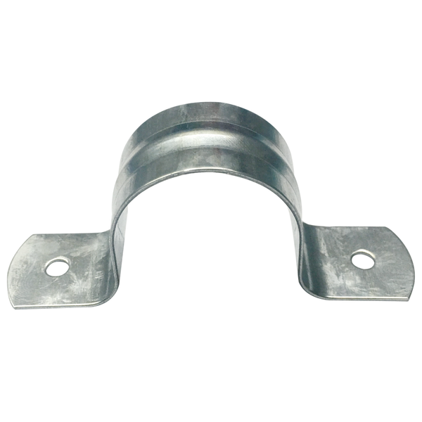Kinetic Saddle Pipe Clip 25mm Galvanised 10pk