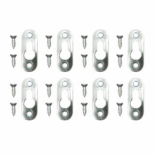 Everhang 10kg Picture Hanging Keyhole Plate - 8 Pack