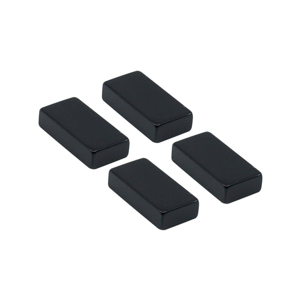 Everhang 25 x 12.5mm Black Rare Earth Block Magnet - 4 Pack