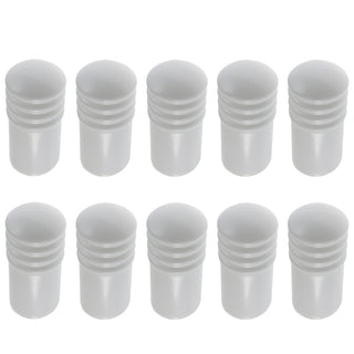 Adoored 100 x 75mm White Cushion Door Stop - 10 Pack