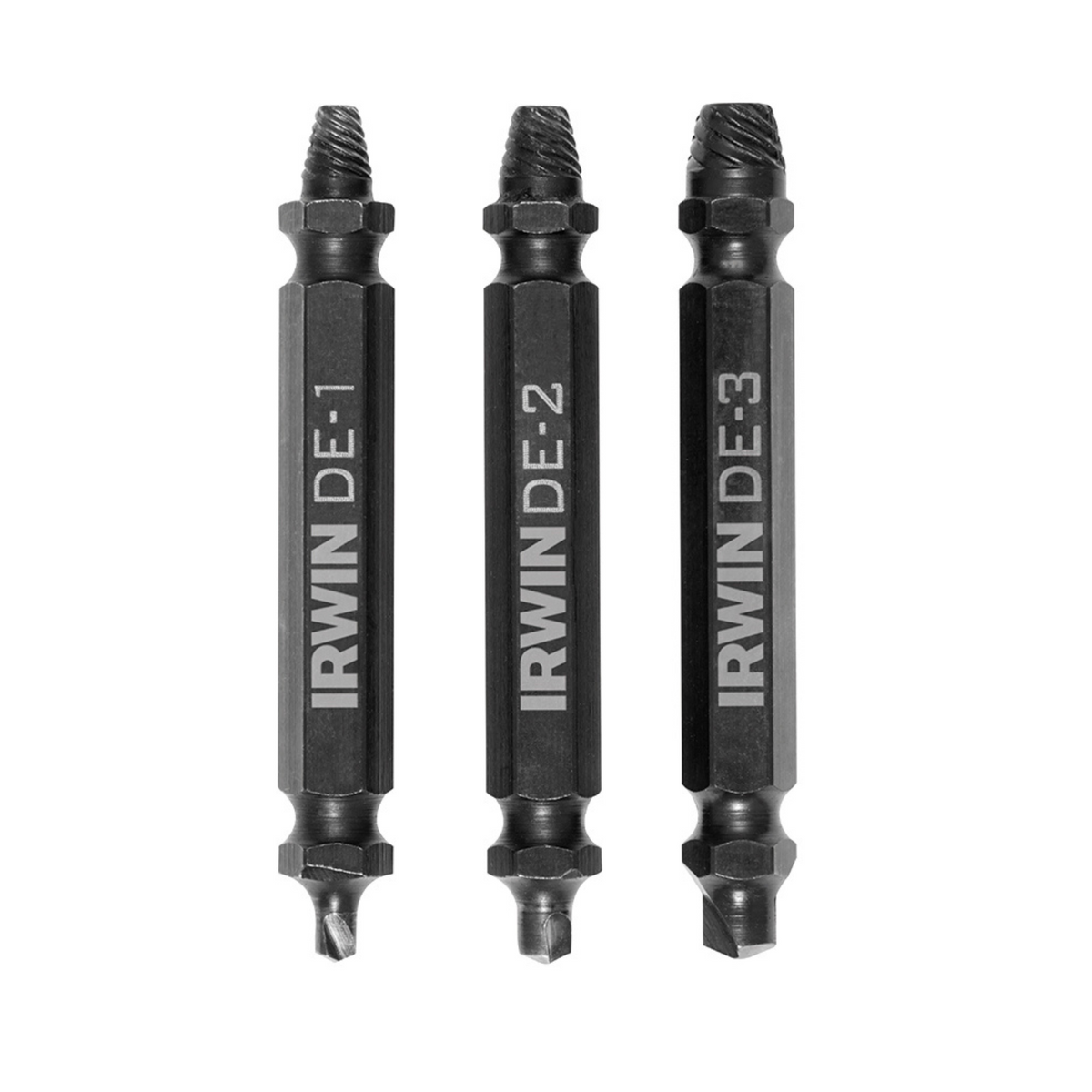 IRWIN 3 Piece Screw Extractor Set 1876224 - Image 1 of 1
