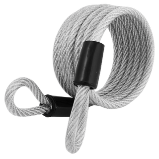 Master Lock 6mm x 1.8m Looped Self Coil Cable
