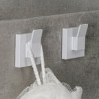 Fusion-Loc Matte White Style Pack of 2 Designer Suction Hooks - Image 3 of 4