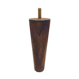 Adoored 53-30x150mm Round Rustic Tapered Wooden Leg