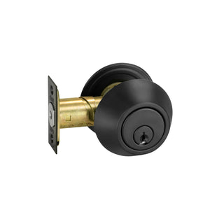 Delf Matte Black Double Cylinder Heavy Duty Deadbolt